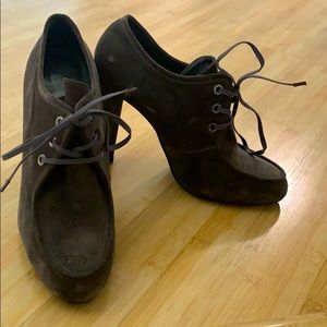 Stuart Weitzman suede booties